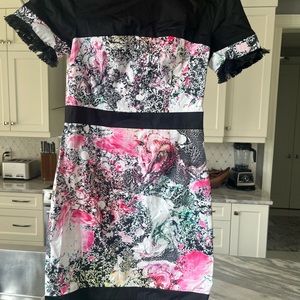 French🌸 connection dressing, Barbie dress🌸 black, pink🌸 and white🌸